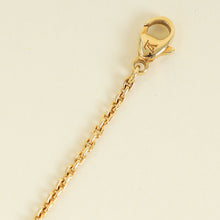 Louis Vuitton 18K 3 Golds Vivienne Diamond Black Lacquer Pendant Necklace