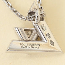 Louis Vuitton 18K White Gold Diamond Volt One Small Pendant Necklace