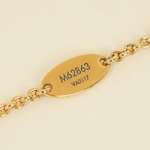 Louis Vuitton Gold Finish Strass Essential V Necklace