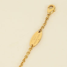 Louis Vuitton Gold Finish Strass Essential V Necklace