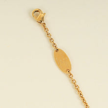 Louis Vuitton Gold Mother of Pearl Circle Logo Pendant Necklace