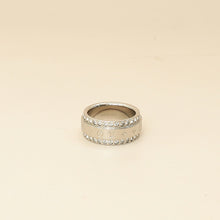 Louis Vuitton Silver Crystal Catch Ring 59