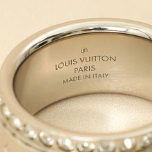 Louis Vuitton Silver Crystal Catch Ring 59
