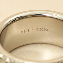 Louis Vuitton Silver Crystal Catch Ring 59