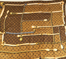 Louis Vuitton Brown Monogram Confidential Square 90