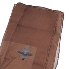Louis Vuitton Brown Monogram Silk Stole Long Scarf