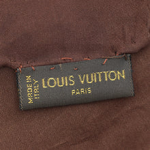 Louis Vuitton Brown Monogram Silk Stole Long Scarf