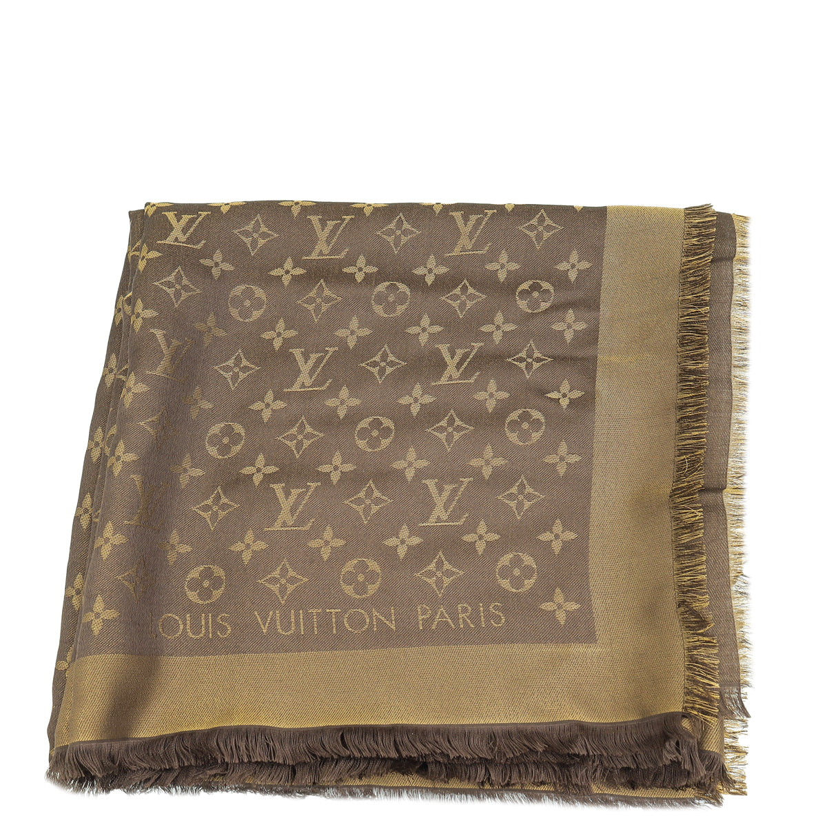 Louis Vuitton Brown Monogram Shine Shawl