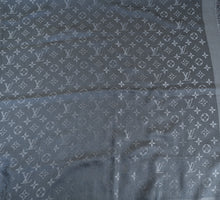 Louis Vuitton Blue Classic Monogram Shawl