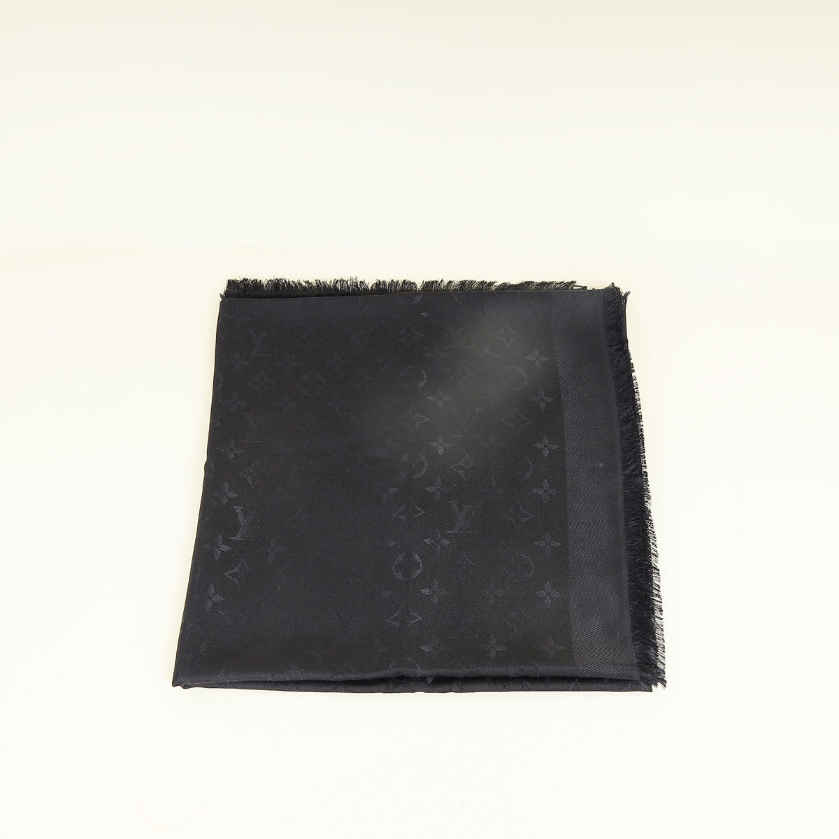 Louis Vuitton Black Monogram Classic Shawl