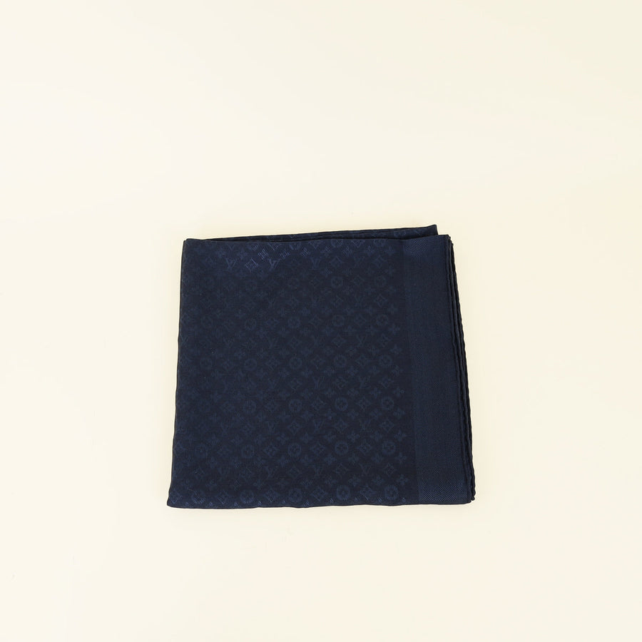 Louis Vuitton Bleu Marine Evermore Shawl