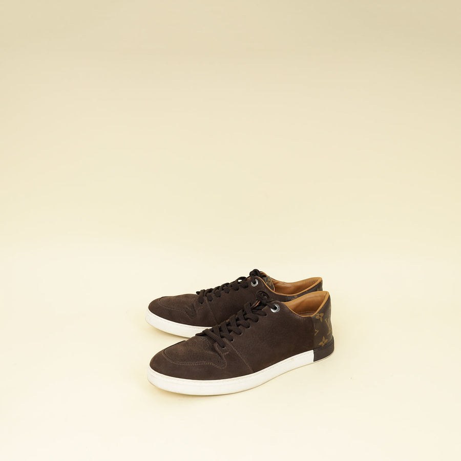 Louis Vuitton Brown Line Up Sneakers 7