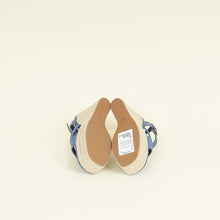 Louis Vuitton Dark Blue Isola Wedge Espadrille Sandal 38
