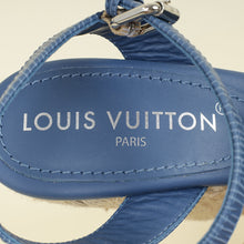 Louis Vuitton Dark Blue Isola Wedge Espadrille Sandal 38