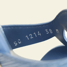 Louis Vuitton Dark Blue Isola Wedge Espadrille Sandal 38