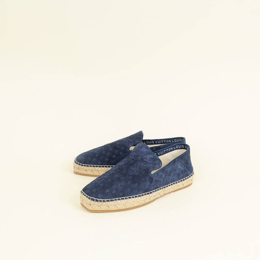 Louis Vuitton Navy Monogram Bidart Espadrilles 9