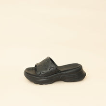 Louis Vuitton Black Monogram Embossed Pool 55 Flat Comfort Mule 36