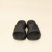 Louis Vuitton Black Monogram Embossed Pool 55 Flat Comfort Mule 36