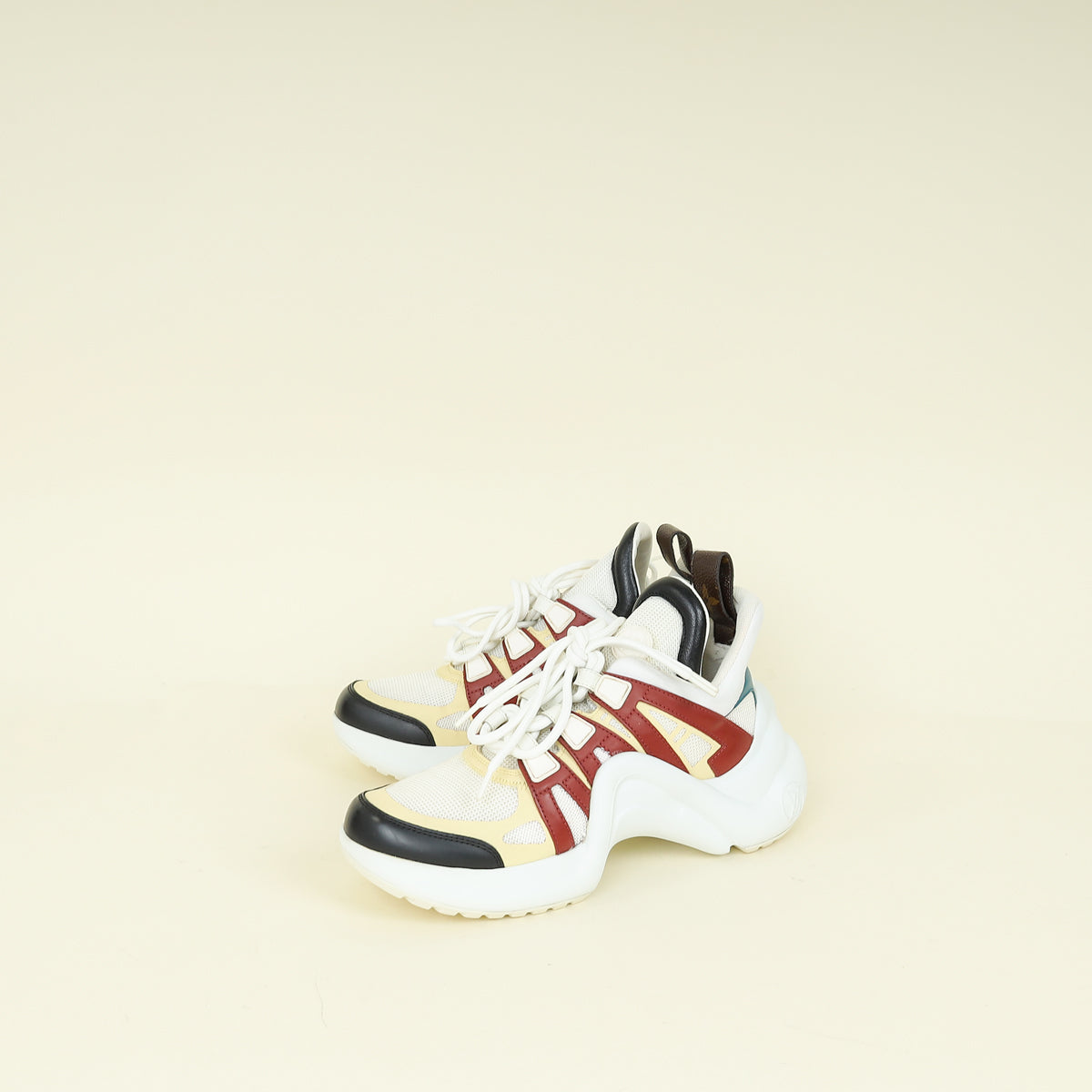 Louis Vuitton White Multicolor Archlight Sneakers 35.5