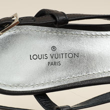 Louis Vuitton Black Mesh PVC Urban Twist Slingback 35