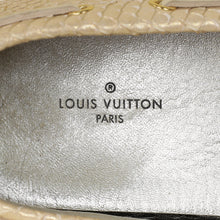 Louis Vuitton Light Gold Python Gloria Flat Loafer 36.5