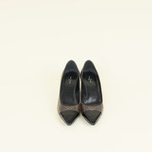 Louis Vuitton Monogram Black Cap Toe Fetish Pump 36.5