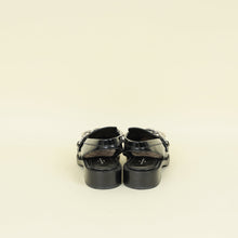 Louis Vuitton Black Chain Moccasin Slingback 36.5