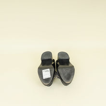 Louis Vuitton Black Chain Moccasin Slingback 36.5