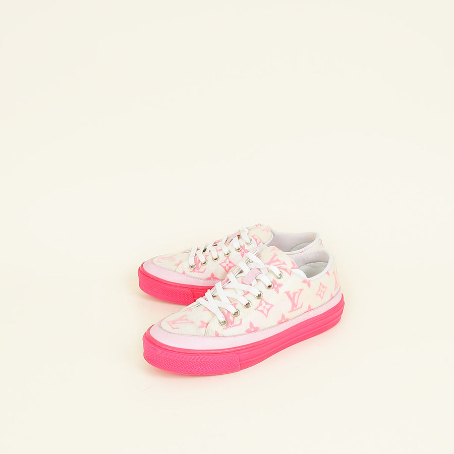 Louis Vuitton Bicolor Technical Fabric Stellar Sneakers 36.5
