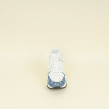 Louis Vuitton Bicolor Mesh & Denim Monogram Run Away Sneakers 36
