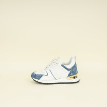 Louis Vuitton Bicolor Mesh & Denim Monogram Run Away Sneakers 36