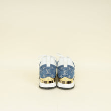 Louis Vuitton Bicolor Mesh & Denim Monogram Run Away Sneakers 36