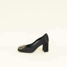 Louis Vuitton Black Madeleine Satin Silk Pump 36
