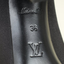 Louis Vuitton Black Madeleine Satin Silk Pump 36