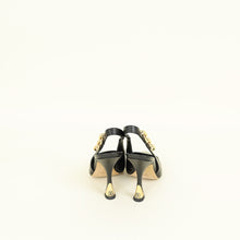 Louis Vuitton Black Sparkle Slingback Pumps 36