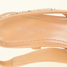 Louis Vuitton Chai Sparkle Slingback Pumps 36