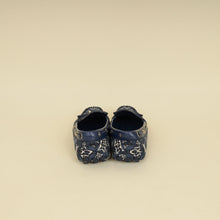 Louis Vuitton Navy Blue Jacquard Since 1854 Gloria Loafers 37