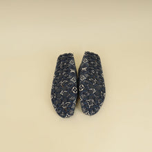 Louis Vuitton Navy Blue Jacquard Since 1854 Gloria Loafers 37