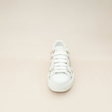 Louis Vuitton Bicolor Monogram Embossed Time Out Sneaker 37
