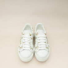 Louis Vuitton Bicolor Monogram Embossed Time Out Sneaker 37