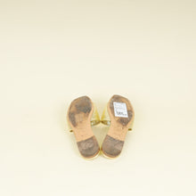 Louis Vuitton Metallic Gold Monogram Revival Flat Mules 37
