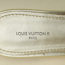Louis Vuitton Metallic Gold Monogram Revival Flat Mules 37