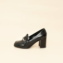 Louis Vuitton Black Chain Heel Loafer 38