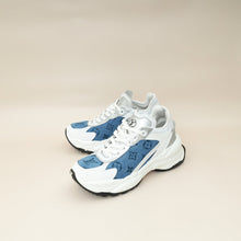 Louis Vuitton Bicolor Monogram Denim Run 55 Sneaker 38