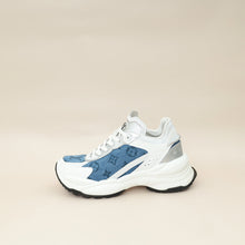 Louis Vuitton Bicolor Monogram Denim Run 55 Sneaker 38