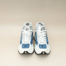 Louis Vuitton Bicolor Monogram Denim Run 55 Sneaker 38