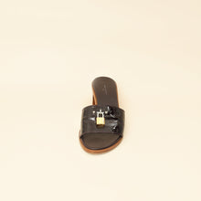 Louis Vuitton Amarante Monogram Vernis Lock It Sandals 39