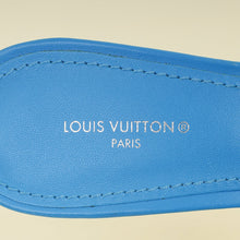 Louis Vuitton Royal Blue Monogram Embossed Revival Mules 39