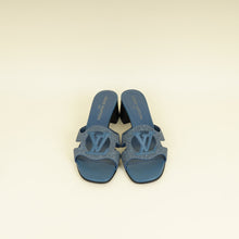 Louis Vuitton Dark Blue Isola Denim Effect Mules 40