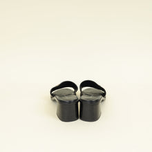 Louis Vuitton Monogram Black Lockit Mules 40